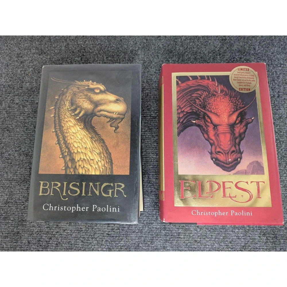Eldest And Brisinger Christopher Paolini Books 2 & 3 Of The Eragon Series Lmt